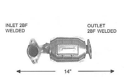 1999 MITSUBISHI ECLIPSE Discount Catalytic Converters
