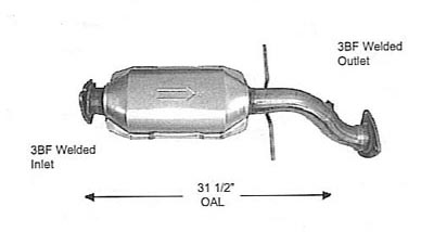 1998 CHEVROLET TRUCKS S PICKUP Discount Catalytic Converters