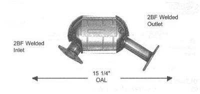1997 SUBARU OUTBACK Discount Catalytic Converters