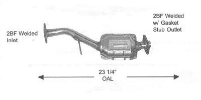 1999 SUBARU OUTBACK Discount Catalytic Converters