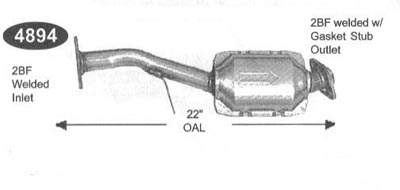 1995 SUBARU IMPREZA Wholesale Catalytic Converter