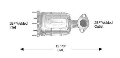 1999 HYUNDAI ACCENT Wholesale Catalytic Converter