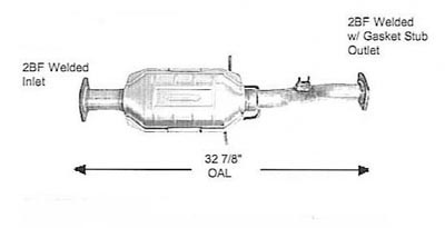 1996 TOYOTA T100 Discount Catalytic Converters